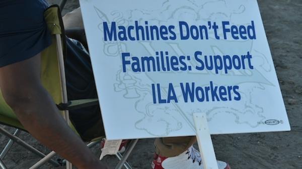 International Longshoremen's Association strike in Mobile, Ala.