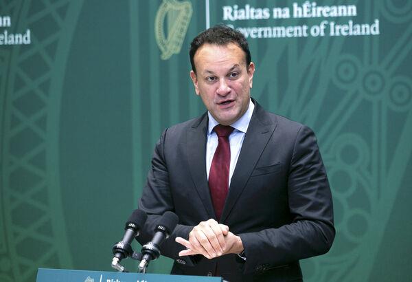 Taoiseach Leo Varadkar said he would not have confidence in a Sinn Féin member becoming minister for justice. Picture: Gareth Chaney/Collins Photos